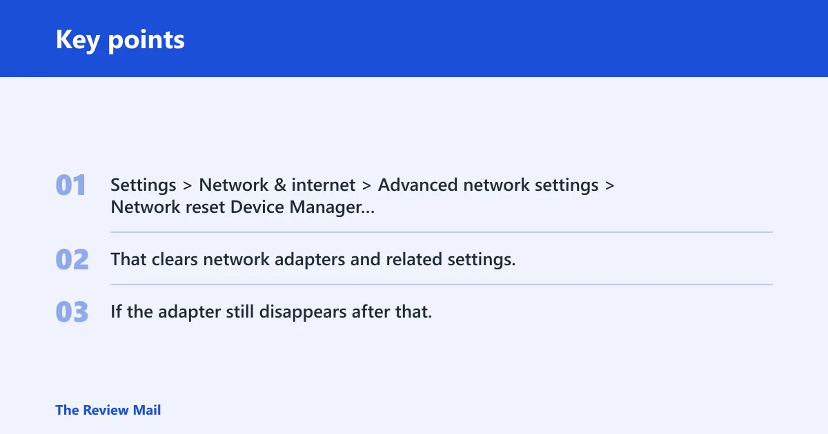 Key points: Still not working?