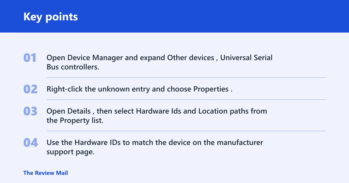 Key points: What an unspecified device means in Windows 11