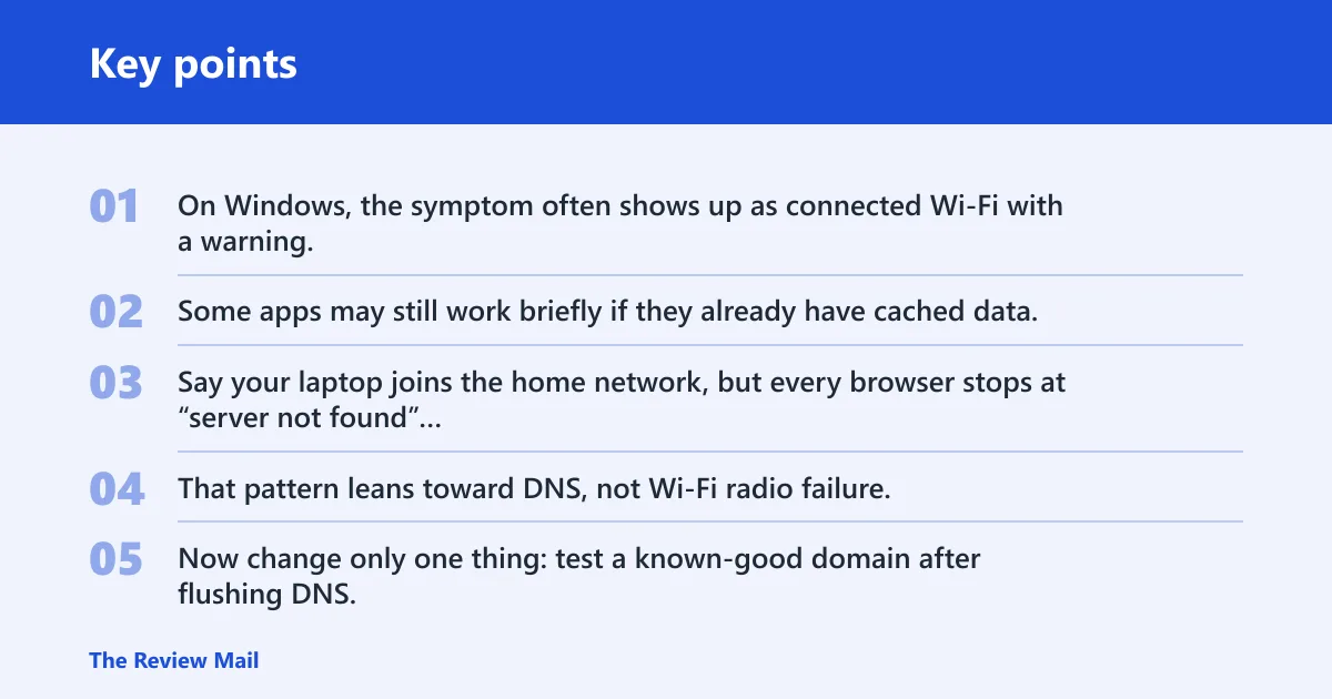 Key points: What limited connection means