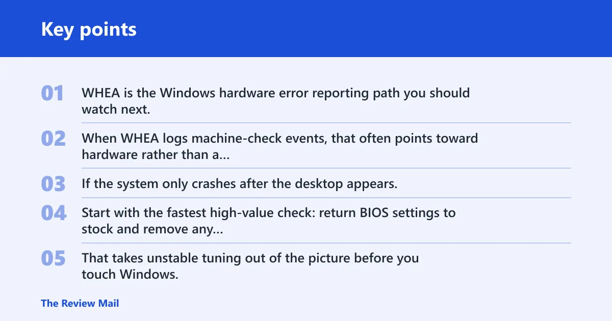 Key points: What MACHINE_CHECK_EXCEPTION means