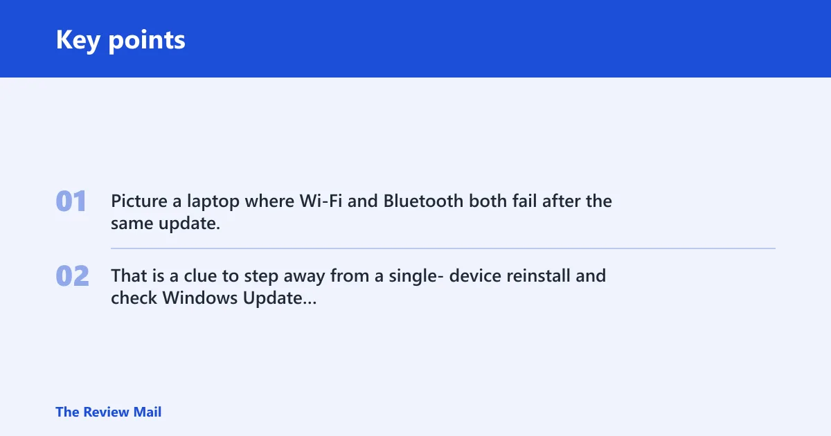 Key points: What to do when Windows 10 says reinstall the drivers for this device