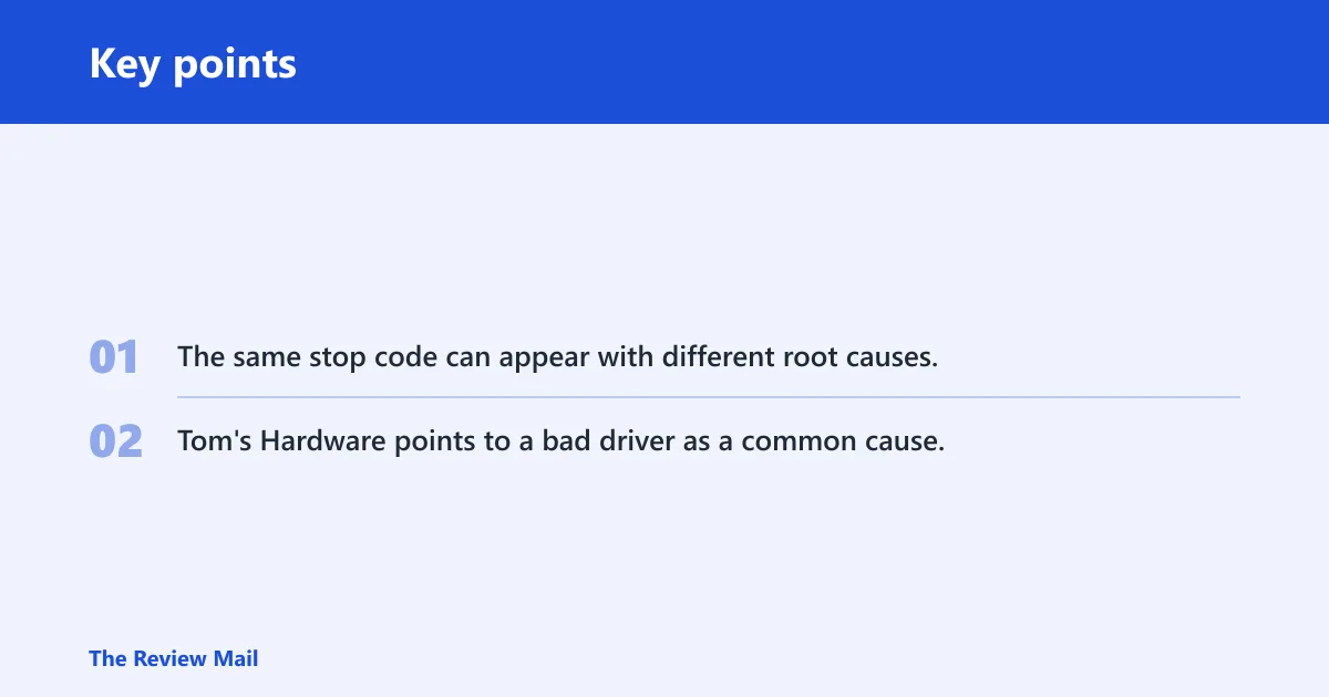Key points: What SYSTEM_SERVICE_EXCEPTION means on Windows 11