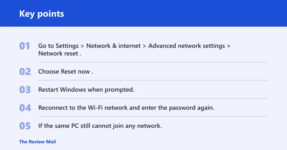 Key points: If that didn't work, try this next