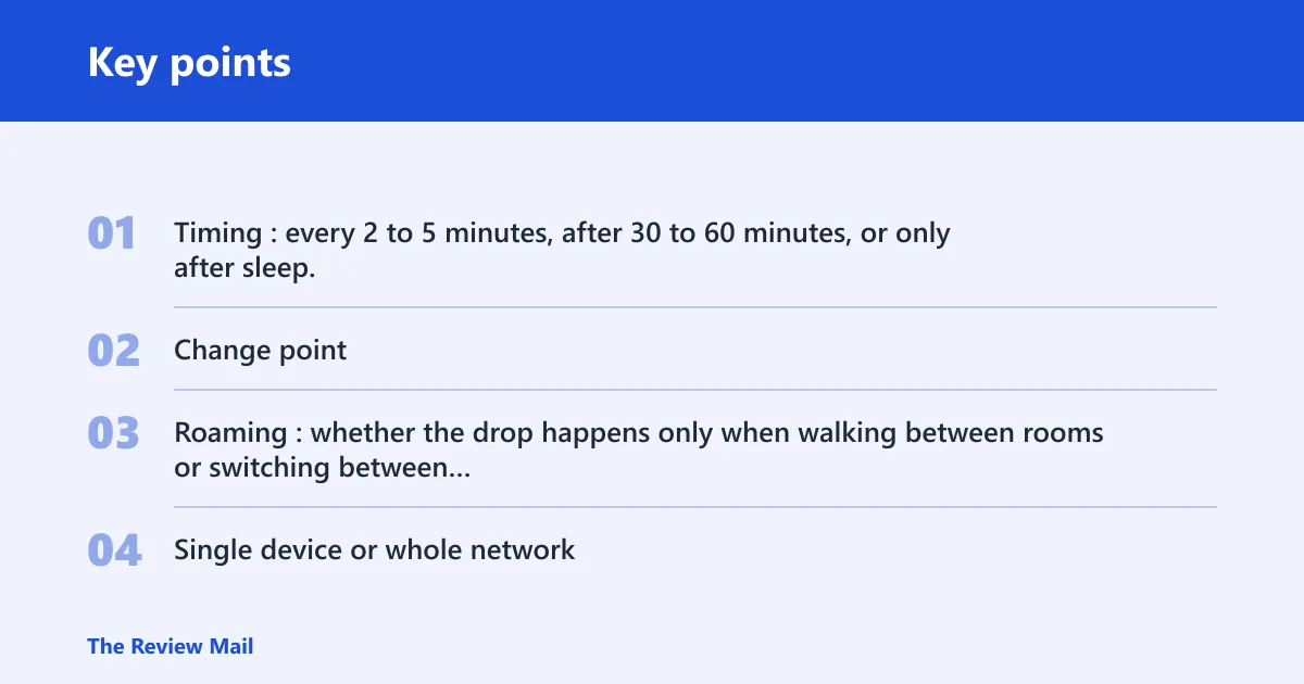 Key points: What repeated disconnects usually mean