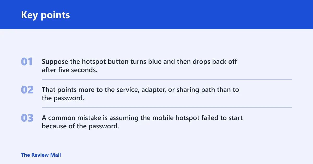Key points: Likely causes