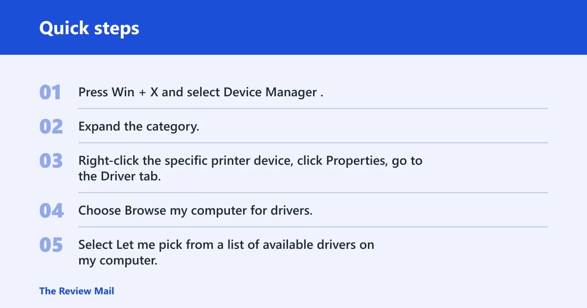 Quick steps: How to bypass Windows Update and install drivers manually