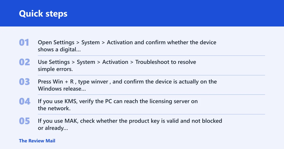 Quick steps: How do you fix Windows activation error 0x80072ee7?