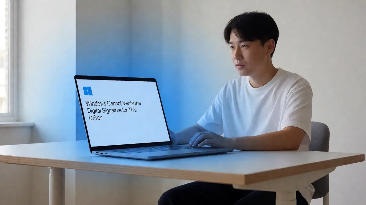 Windows Cannot Verify the Digital Signature for This Driver