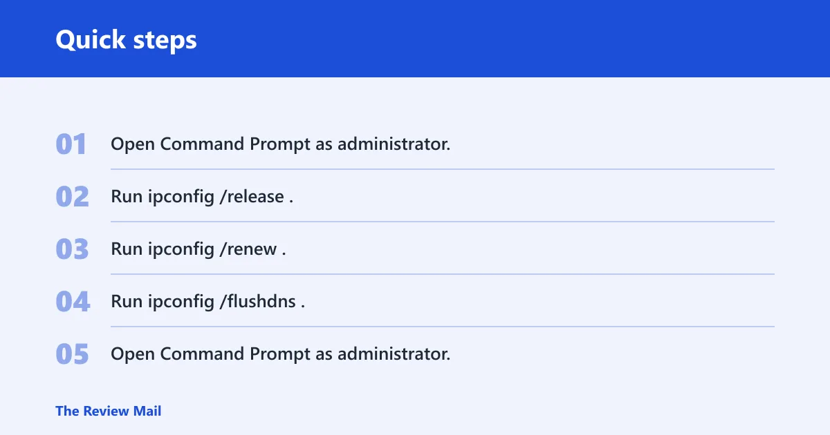 Quick steps: How do I fix Windows networking when the troubleshooter fails?