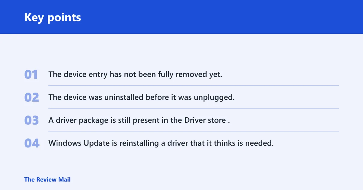Key points: What Code 21 means in Device Manager